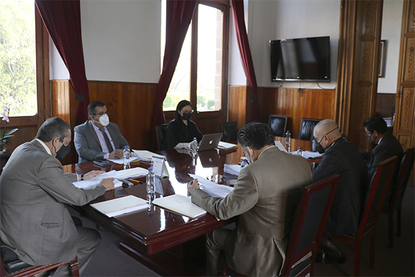 Se realizó sesión ordinaria en la Presidencia del Palacio de Justicia del Centro Histórico